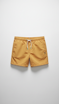 Wave Print Swim Trunks