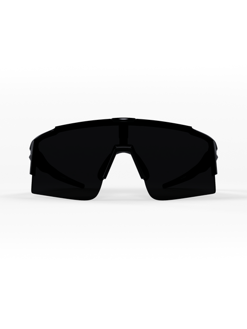 Black Polarized Cycling & Sport Sunglasses - UV400 for Men & Women